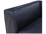 Form Black Modular Sectional Couch 3PC Convertible Modular Sectional With Ottoman Modular Sofas LOOMLAN By Moe's Home