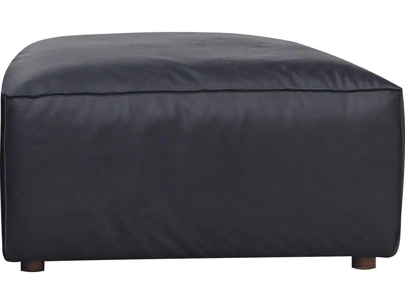 Form Black Modular Sectional Couch 4PC Convertible Modular Sectional With Ottoman Modular Sofas LOOMLAN By Moe's Home