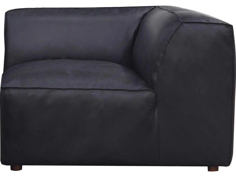 Form Black Modular Sectional Couch 4PC Convertible Modular Sectional With Ottoman Modular Sofas LOOMLAN By Moe's Home