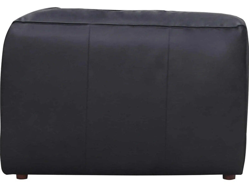 Form Black Modular Sectional Couch 4PC Convertible Modular Sectional With Ottoman Modular Sofas LOOMLAN By Moe's Home