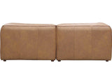 Form Tan Modular Sectional Sofa 3PC Convertible Sectional With Ottoman Modular Sofas LOOMLAN By Moe's Home