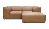 Form Tan Modular Sectional Sofa 3PC Convertible Sectional With Ottoman Modular Sofas LOOMLAN By Moe's Home