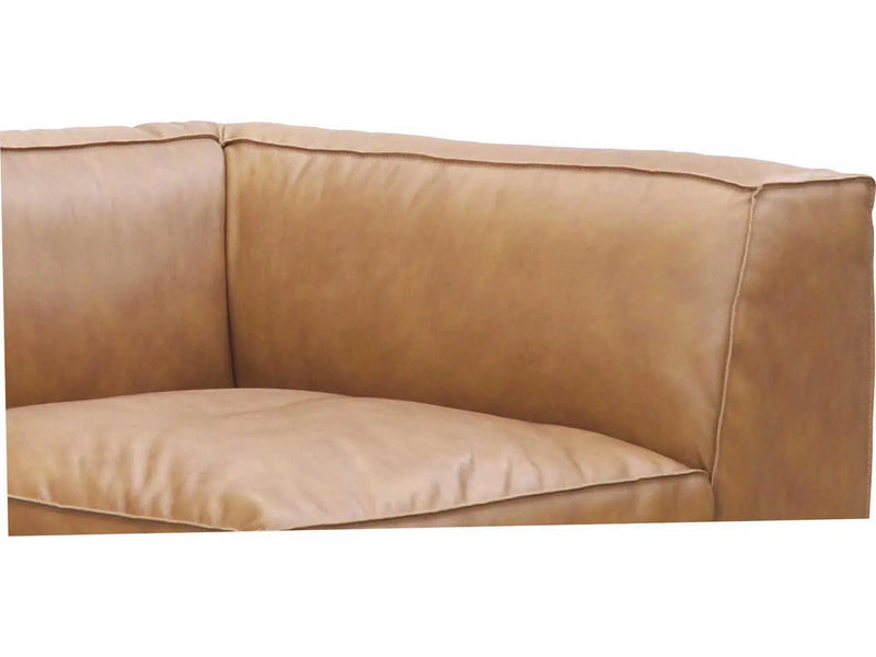 Form Tan Modular Sectional Sofa 4PC Convertible Sectional With Ottoman Modular Sofas LOOMLAN By Moe's Home