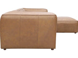 Form Tan Modular Sectional Sofa 4PC Convertible Sectional With Ottoman Modular Sofas LOOMLAN By Moe's Home