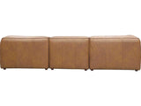 Form Tan Modular Sectional Sofa 4PC Convertible Sectional With Ottoman Modular Sofas LOOMLAN By Moe's Home