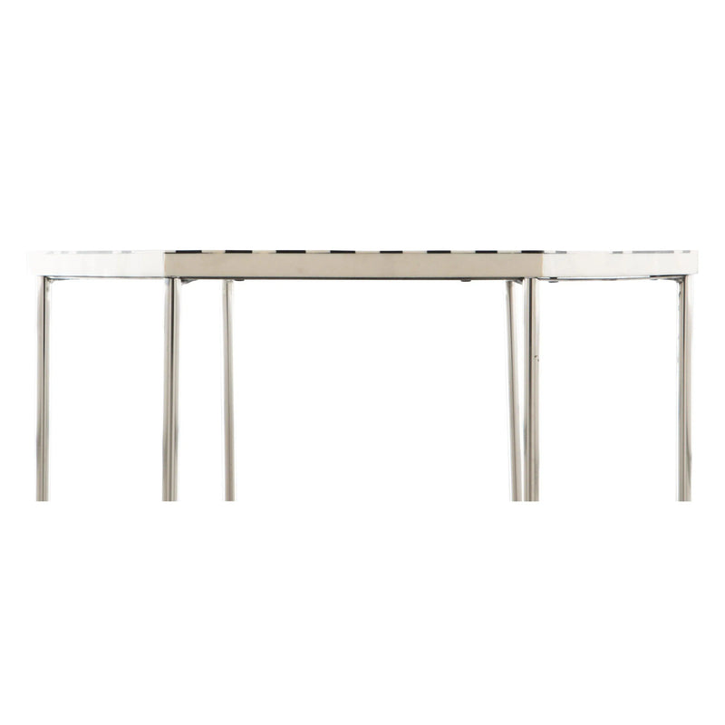 Forma Side Table Black & White Side Tables LOOMLAN By Zuo Modern