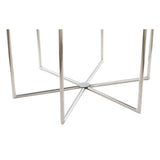 Forma Side Table Black & White Side Tables LOOMLAN By Zuo Modern