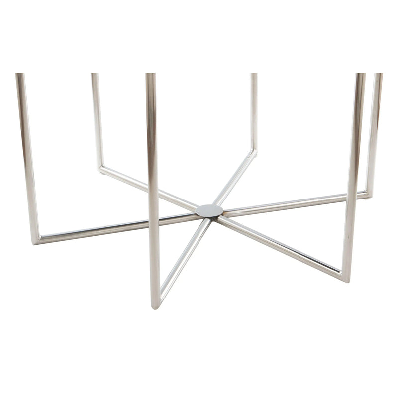 Forma Side Table Black & White Side Tables LOOMLAN By Zuo Modern