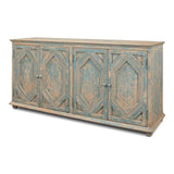 Four Diamonds Sideboard Blue Sideboards LOOMLAN By Sarreid