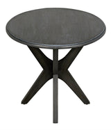 Fox Wood Round Side Table Side Tables LOOMLAN By Noir