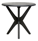 Fox Wood Round Side Table Side Tables LOOMLAN By Noir