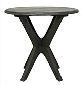 Fox Wood Round Side Table Side Tables LOOMLAN By Noir