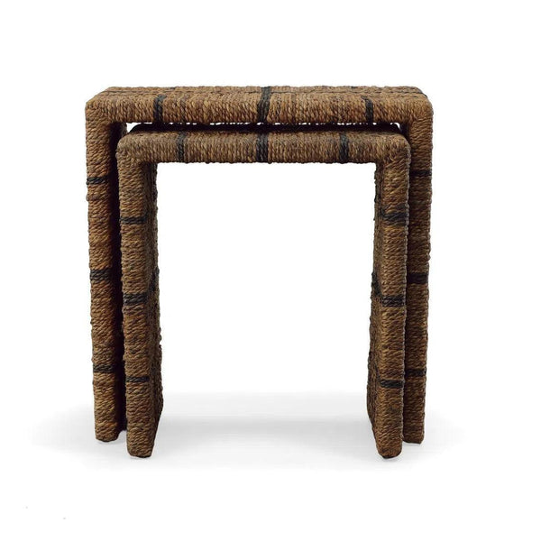 Fox Woven Nesting Tables Side Tables LOOMLAN By Furniture Classics