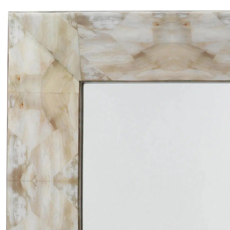 Fragment Faux Horn Rectangular Reversible Wall Mirror - Large Wall Mirrors LOOMLAN By Jamie Young