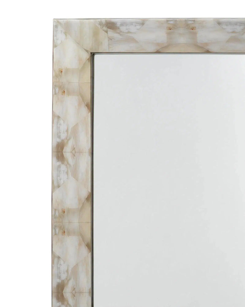 Fragment Faux Horn Rectangular Reversible Wall Mirror - Small Wall Mirrors LOOMLAN By Jamie Young