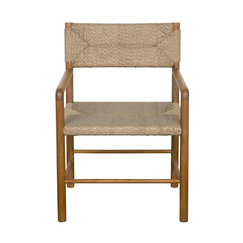 Franco Teak Wood Arm Chair Club Chairs LOOMLAN By Noir