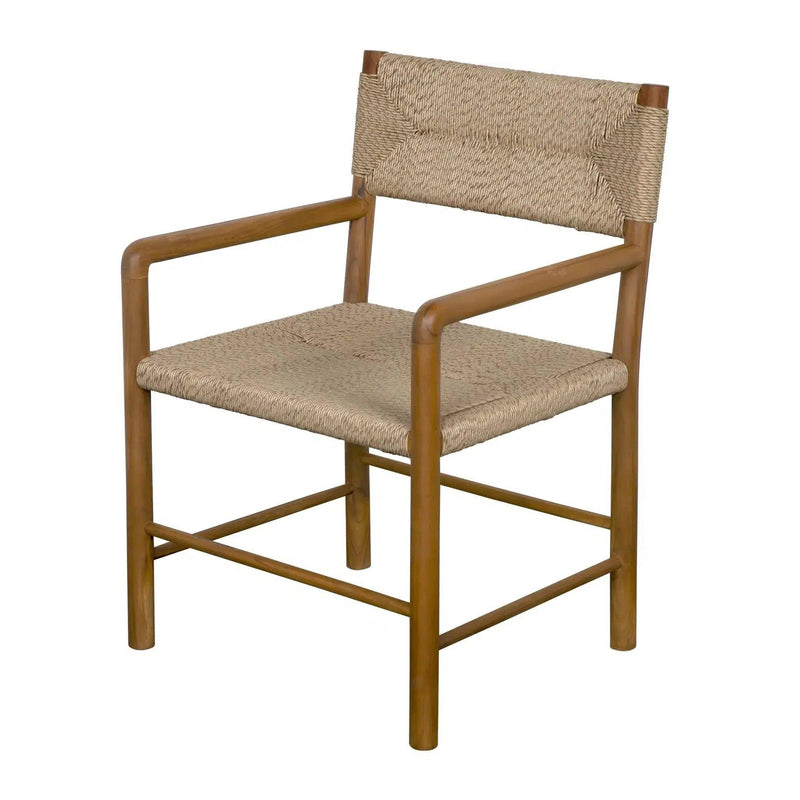 Franco Teak Wood Arm Chair Club Chairs LOOMLAN By Noir