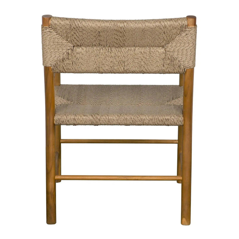 Franco Teak Wood Arm Chair Club Chairs LOOMLAN By Noir