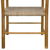 Franco Teak Wood Arm Chair Club Chairs LOOMLAN By Noir