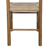 Franco Teak Wood Armless Side Chair Club Chairs LOOMLAN By Noir