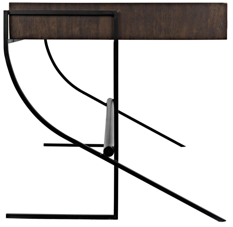 Frank Desk, Unique Home Office Desk with Drawers Home Office Desks LOOMLAN By Noir