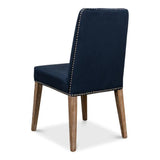 Franklin Side Chair Navy Blue Dining Chairs LOOMLAN By Sarreid