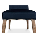 Franklin Side Chair Navy Blue Dining Chairs LOOMLAN By Sarreid