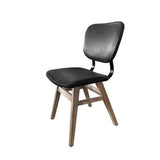 Fraser Leather Floating Back Dining Chair (Set Of 2)