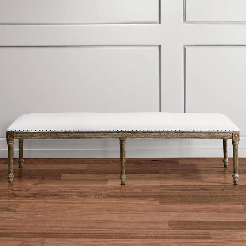 French Bench Bae Porcelain Bedroom Bench Bedroom Benches LOOMLAN By Peninsula Home