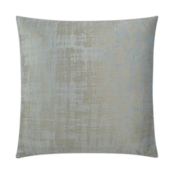 Fresco Mist Grey Throw Pillow With Insert Throw Pillows LOOMLAN By D.V. Kap