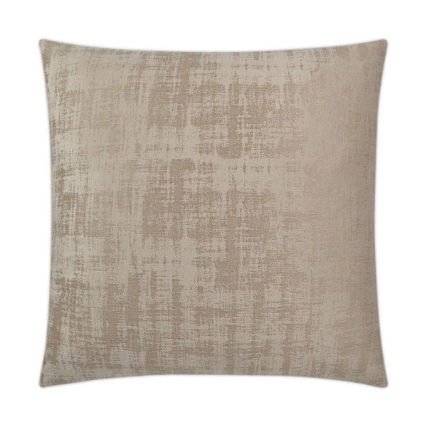 Fresco Oatmeal Brown Throw Pillow With Insert Throw Pillows LOOMLAN By D.V. Kap