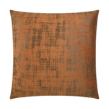 Fresco Saffron Brown Throw Pillow With Insert Throw Pillows LOOMLAN By D.V. Kap
