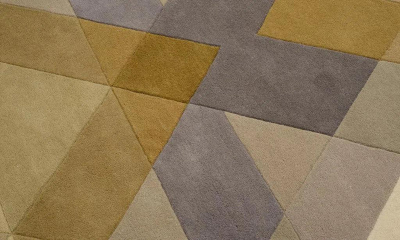 Freya Mustard Brown Multicolor Wool Rug By Linie Design Area Rugs LOOMLAN By Linie Design