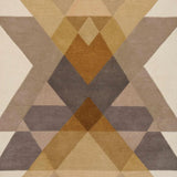 Freya Mustard Brown Multicolor Wool Rug By Linie Design Area Rugs LOOMLAN By Linie Design