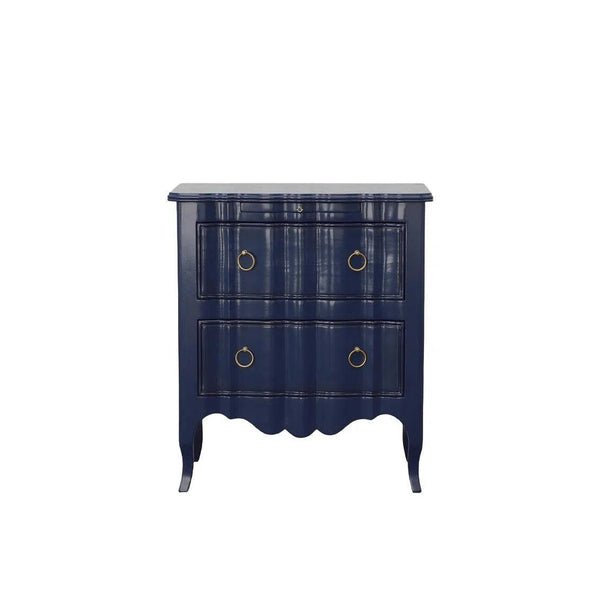 Frisco Wood Blue Chest Chests LOOMLAN By Furniture Classics