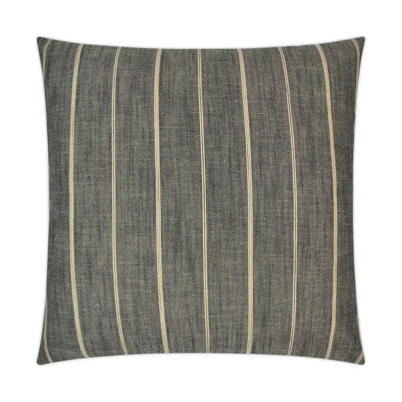 Fritz Peppercorn Grey Throw Pillow With Insert Throw Pillows LOOMLAN By D.V. Kap