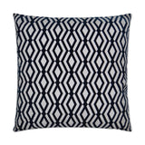 Fulcrum Navy Blue Throw Pillow With Insert Throw Pillows LOOMLAN By D.V. Kap