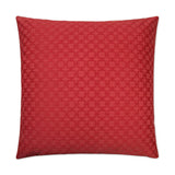 Full Circle Red Throw Pillow With Insert Throw Pillows LOOMLAN By D.V. Kap