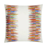 Fun Fair Fiesta Embroidery Abstract Large Throw Pillow With Insert Throw Pillows LOOMLAN By D.V. Kap