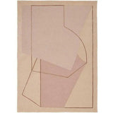 Furbo Rose Beige Multicolor Handmade Wool Rug By Linie Design Area Rugs LOOMLAN By Linie Design