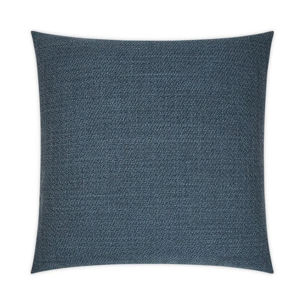 Futura Solid Blue Large Throw Pillow With Insert Throw Pillows LOOMLAN By D.V. Kap