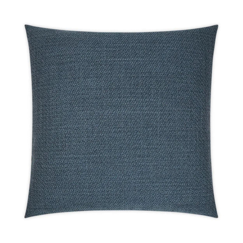 Futura Solid Blue Large Throw Pillow With Insert Throw Pillows LOOMLAN By D.V. Kap