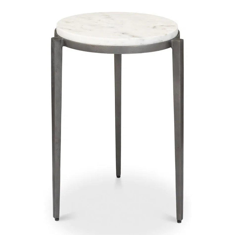 Gabi Marble Top Side Table Side Tables LOOMLAN By Sarreid