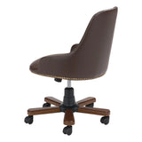 Gables Office Chair Brown Office Chairs LOOMLAN By Zuo Modern