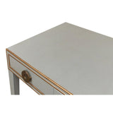 Gabriella Shagreen Desk Table Storm Grey Home Office Desks LOOMLAN By Sarreid