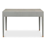 Gabriella Shagreen Desk Table Storm Grey Home Office Desks LOOMLAN By Sarreid