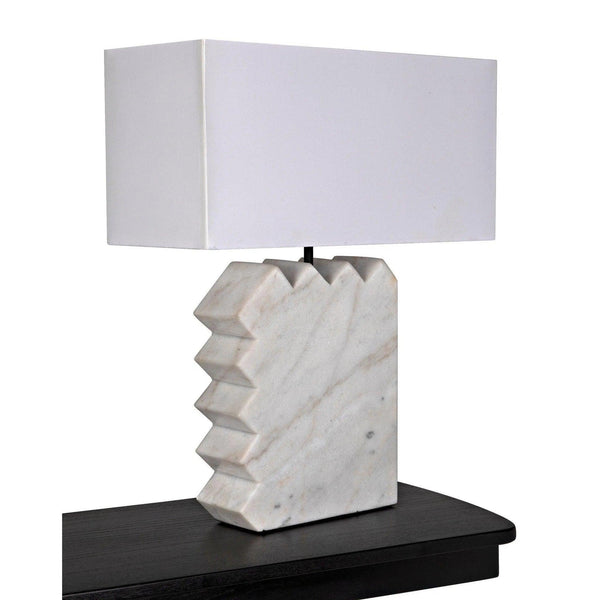 Gaheris Table Lamp White Shade Table Lamps LOOMLAN By Noir