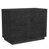 Gaines Wood Black Server Sideboards LOOMLAN By Bassett Mirror