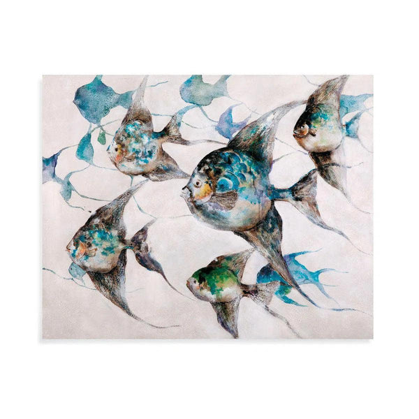 Gallery Wrap Blue Into the Sea Wall Art Artwork LOOMLAN By Bassett Mirror