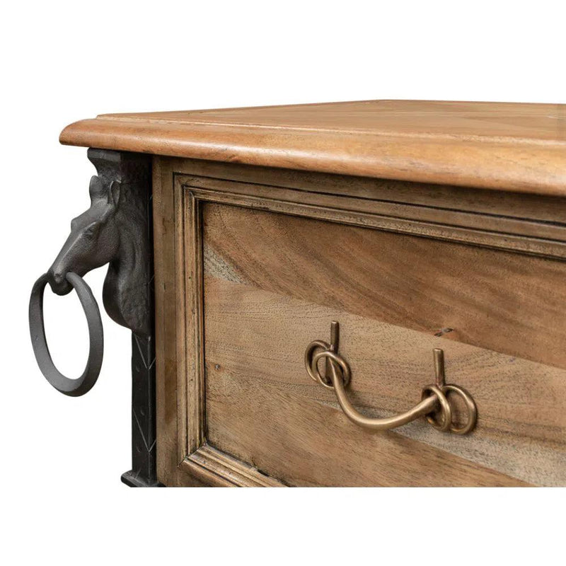 Game Of Thornes Console Table With Drawers Antique Finish Console Tables LOOMLAN By Sarreid